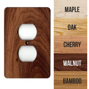 Hardwood Wallplates